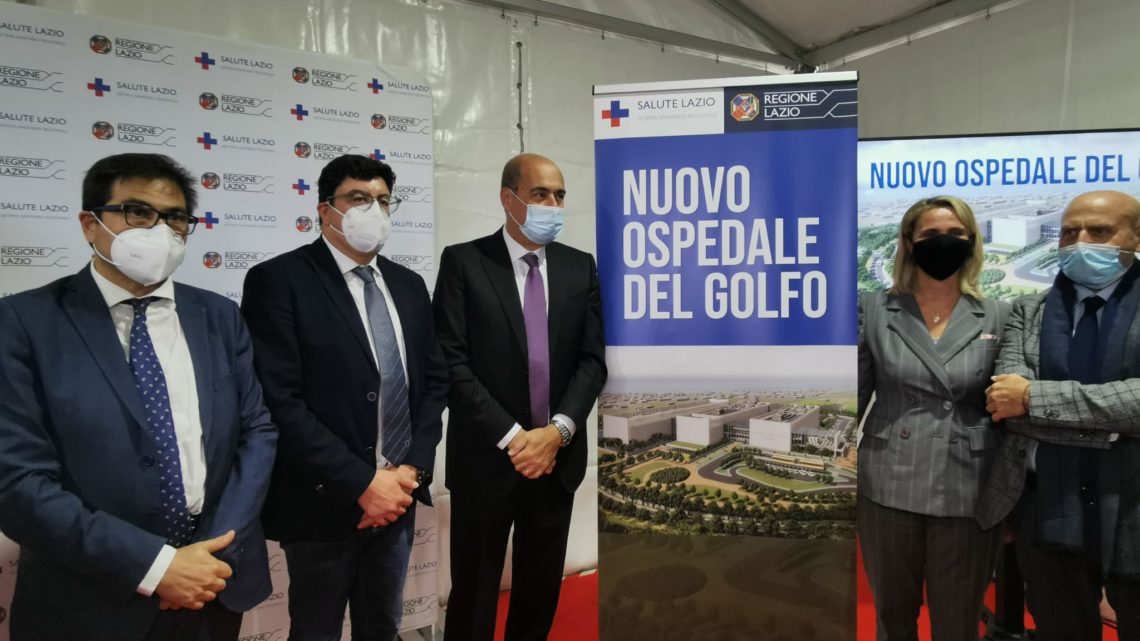 Presentato il progetto del nuovo ospedale del golfo di Gaeta, sorgerà a Formia