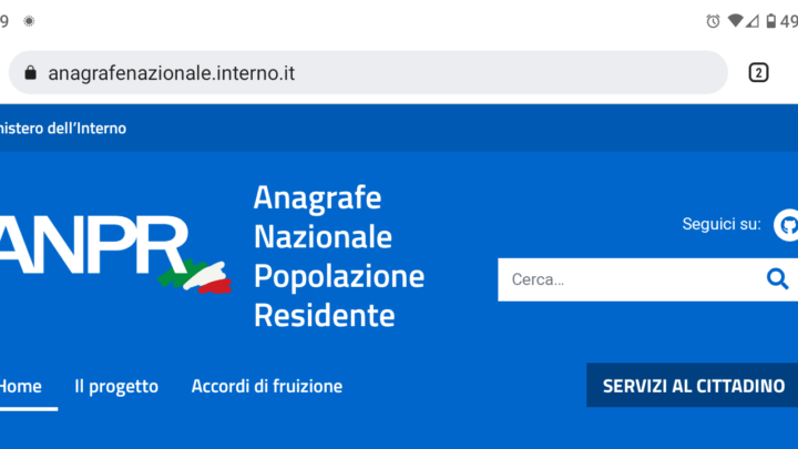 Anagrafe online, il Presidente Mattarella scarica il primo certificato digitale
