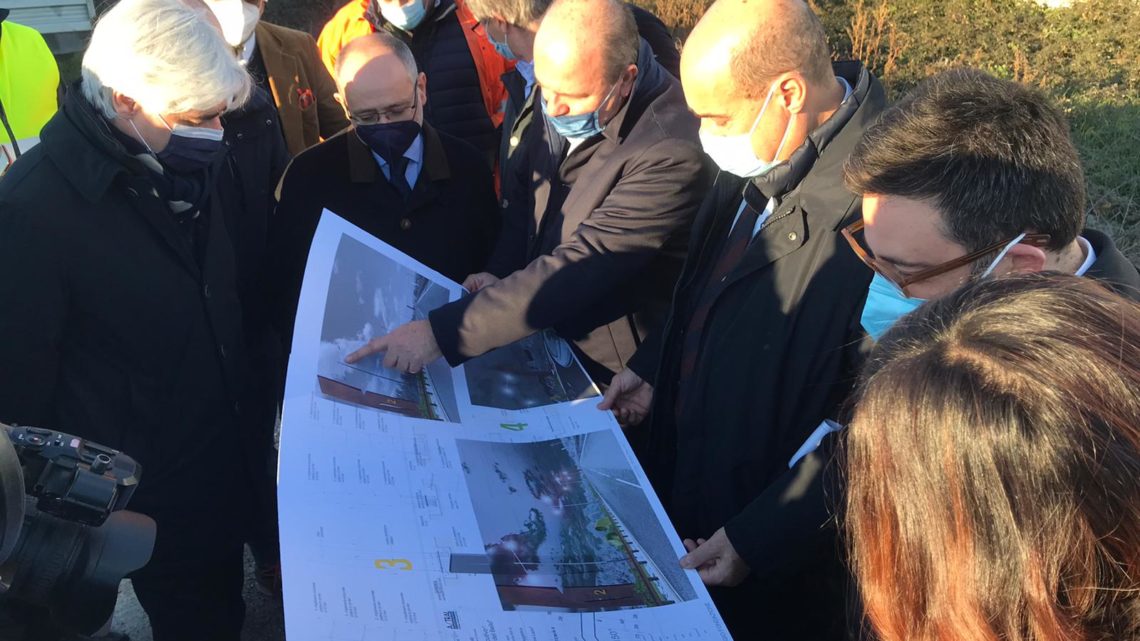 Regione Lazio, Zingaretti inaugura nuovi cantieri stradali in provincia di Frosinone