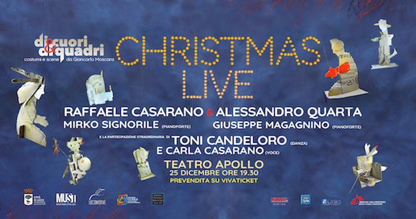 LECCE – CHRISTMAS LIVE di Cuori & di Quadri. Tornano le scenografie di Moscara