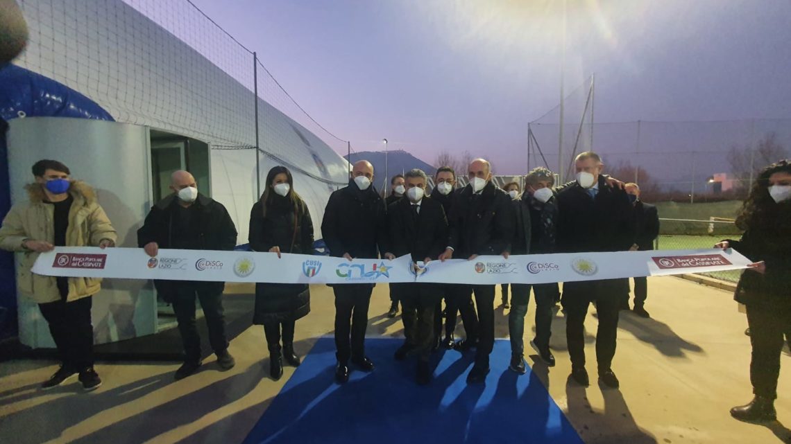 Inaugurati gli impianti sportivi a La Folcara, in attesa dei CNU 2022