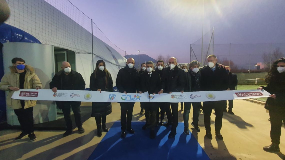 Inaugurati gli impianti sportivi a La Folcara, in attesa dei CNU 2022 Inaugurati gli impianti sportivi a La Folcara, in attesa dei CNU 2022