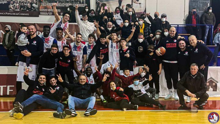 Cassino bissa il successo di Bisceglie: battuta al PalaVirtus anche il Meta Formia, 76-51