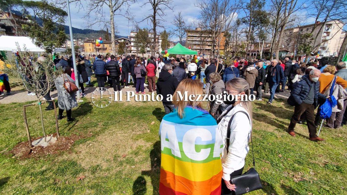 Cassino, tutti insieme al parco Baden-Powell per un chiaro e forte “No alla guerra” in Ucraina