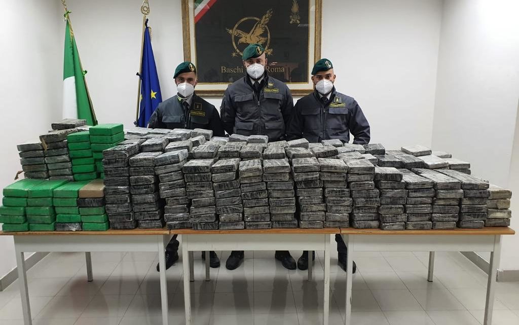 Oltre 6 quintali di cocaina sequestrati a Monterotondo