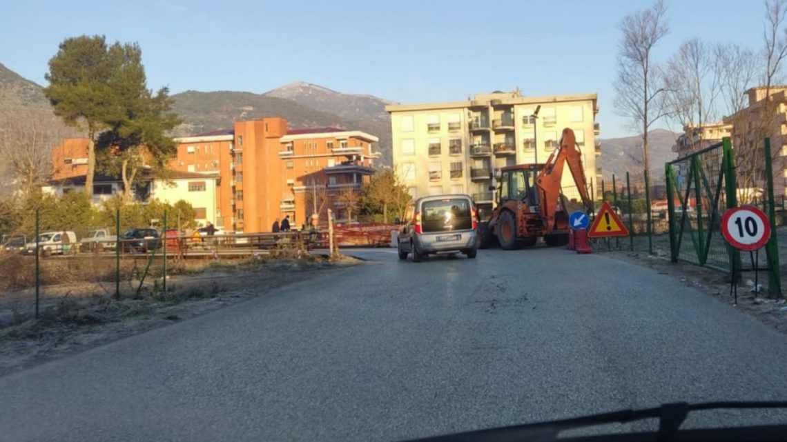 Niente più trampolino sul Rapido a Cassino, iniziati i lavori di messa in sicurezza