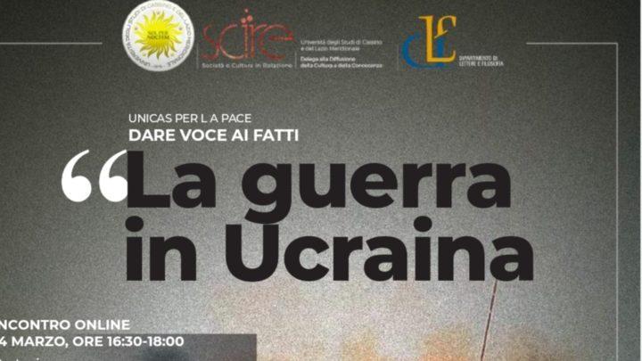 Guerra in Ucraina, con Unicas incontro online il 14 marzo
