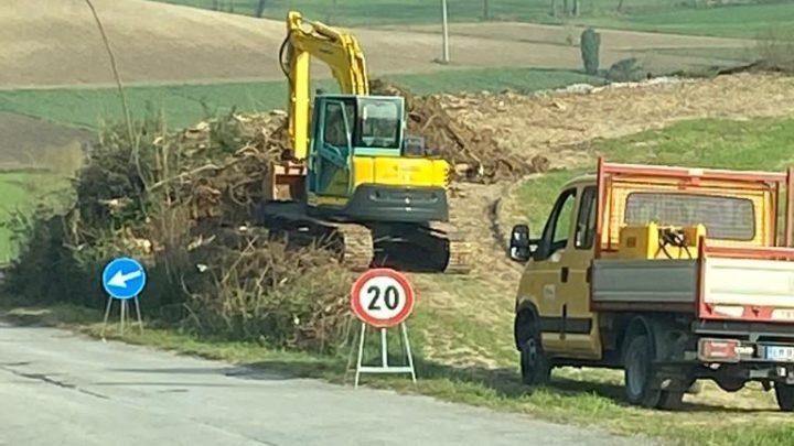 Partiti i lavori sul dissesto idrogeologico di Sant’Angelo in Theodice