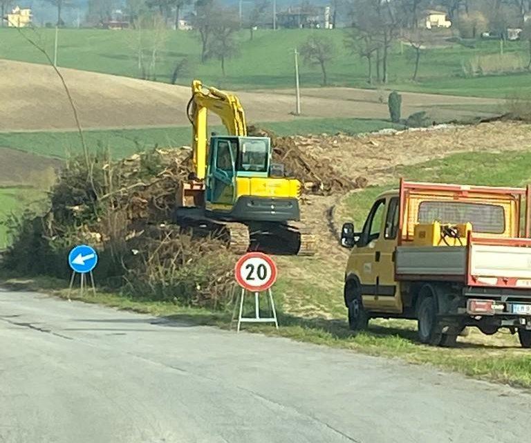 Partiti i lavori sul dissesto idrogeologico di Sant’Angelo in Theodice