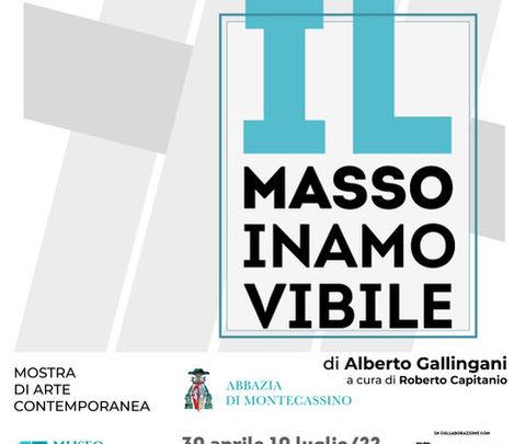 “Il masso inamovibile”, Alberto Gallingani espone nel Museo dell’Abbazia