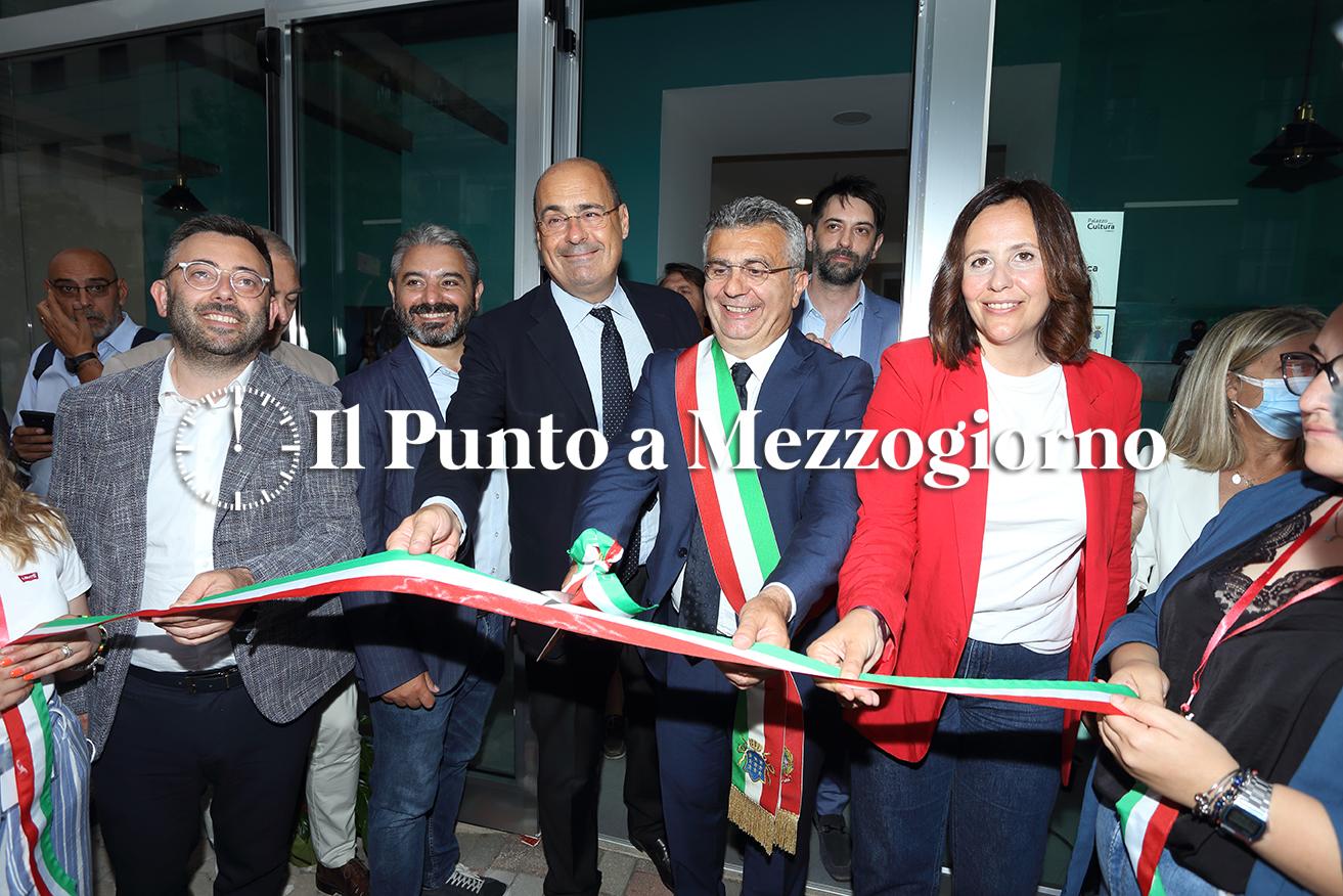 Zingaretti inaugura il Palazzo della Cultura - foto di Antonio Nardelli