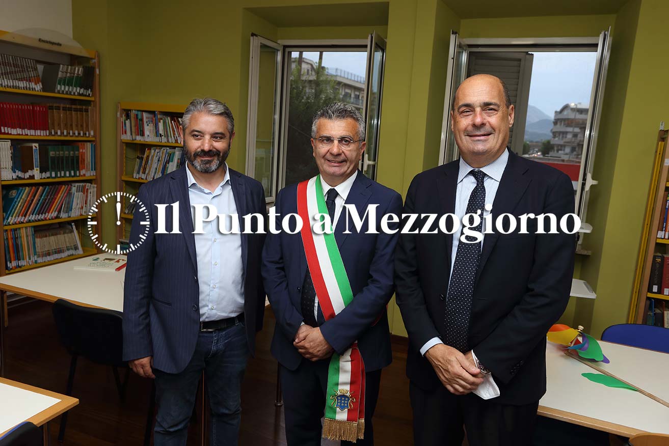 Zingaretti inaugura il Palazzo della Cultura - foto di Antonio Nardelli