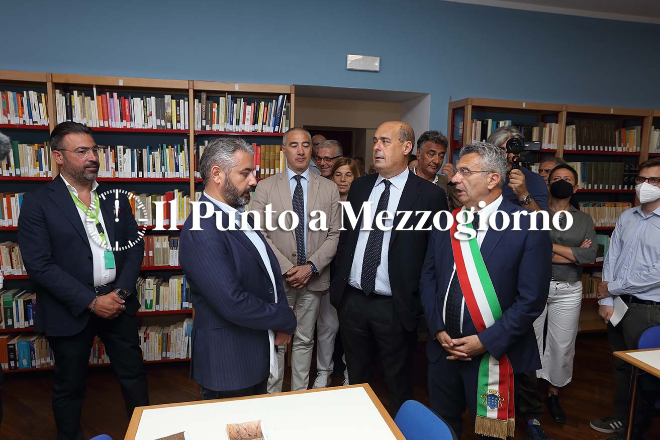 Zingaretti inaugura il Palazzo della Cultura - foto di Antonio Nardelli