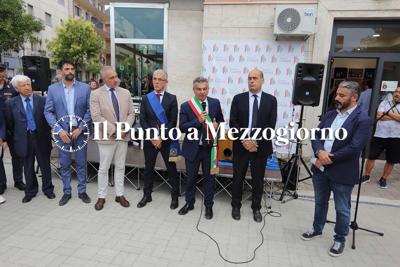 Zingaretti inaugura il Palazzo della Cultura - foto di Antonio Nardelli