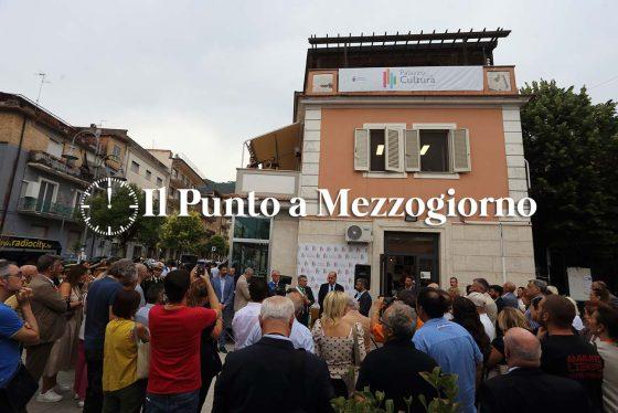 Zingaretti inaugura il Palazzo della Cultura - foto di Antonio Nardelli