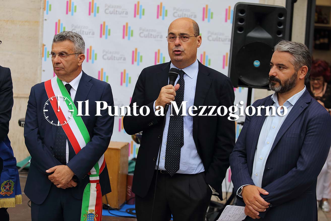 Zingaretti inaugura il Palazzo della Cultura - foto di Antonio Nardelli