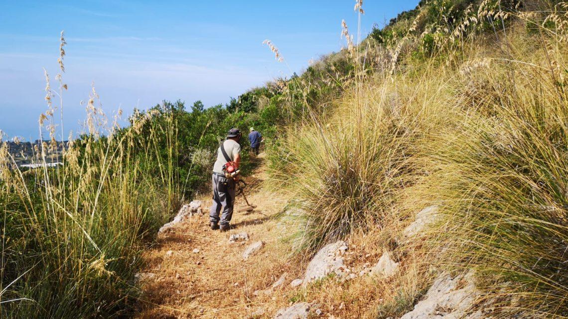 Ripulito il percorso della Via Francigena del Sud tra Terracina e Monte San Biagio