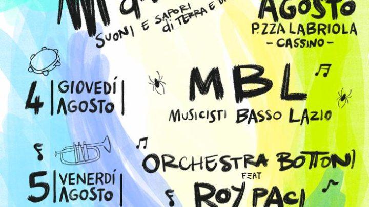Vento Mediterraneo con grandi artisti a Cassino: da Roy Paci a Bennato, dagli Mbl all’orchestra Bottoni