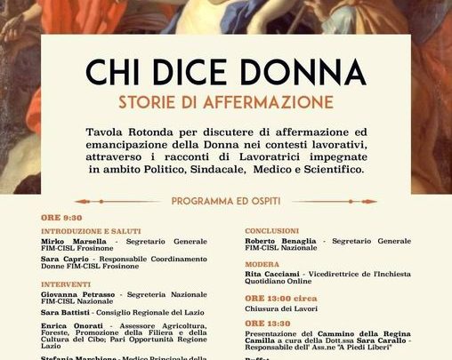 “Chi dice donna. Storie di affermazione” giovedì 7 luglio a Villa Santo Stefano