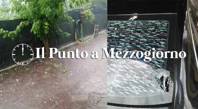 Violenta grandinata in tutto il cassinate, auto danneggiate Violenta grandinata in tutto il cassinate, auto danneggiate