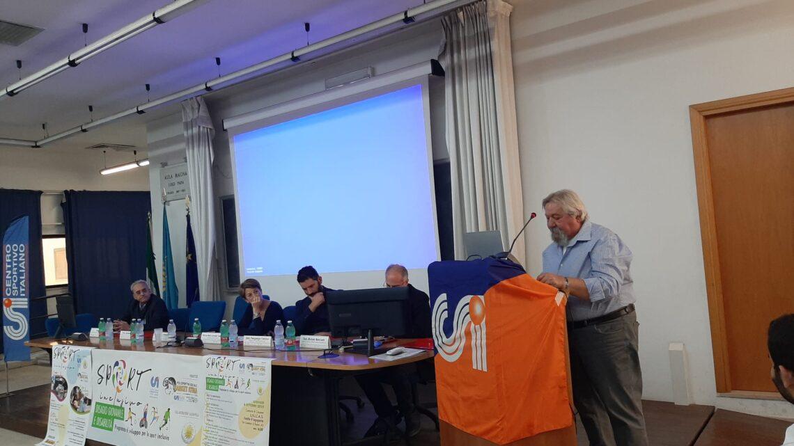 Sport inclusivo, disagio giovanile e disabilità, il progetto illustrato dal presidente Csi-Cassino, Mario Scuro