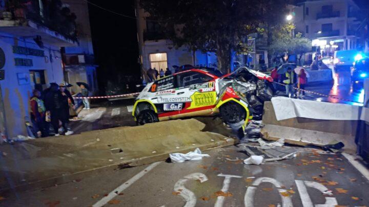 Rally Cassino-Pico; incidente nella seconda prova, navigatore e commissario di gara al S. Scolastica per accertamenti