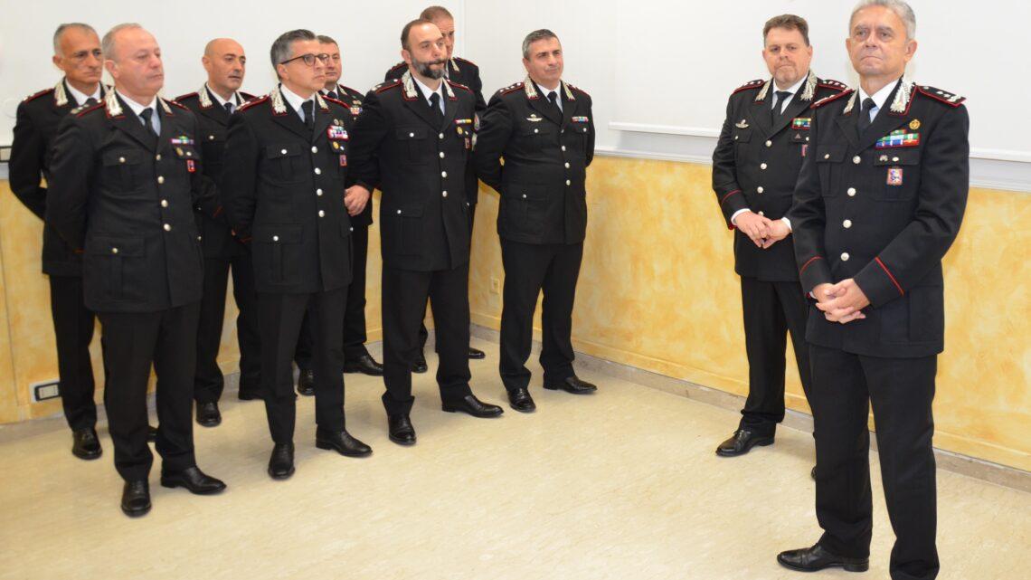 Visita del Generale di Divisione Antonio de Vita al Comando Provinciale Carabinieri di Frosinone