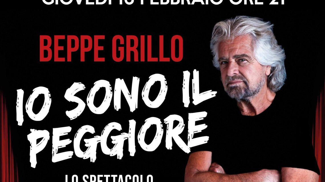 Cassino – Il 16 Febbraio al Cinema Teatro Manzoni arriva Beppe Grillo