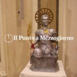 La statua di San Nicandro realizzata dall'artista Rosario Parisi