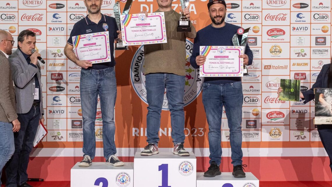 E’ di Castel Sant’Elia il nuovo “Re della Pizza”, Lorenzo Carletti vince il Campionato del Mondo di Rimini