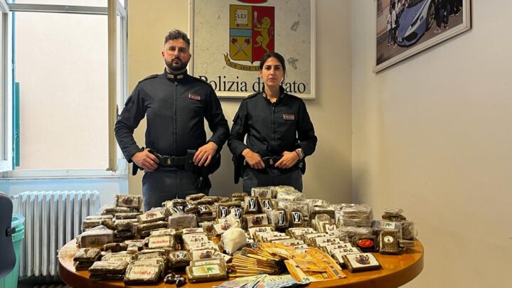 In casa oltre 46 chili tra hashish e cocaina, arrestato 32enne a Colonna