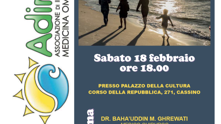 Conferenza medicina omeopatica a Cassino