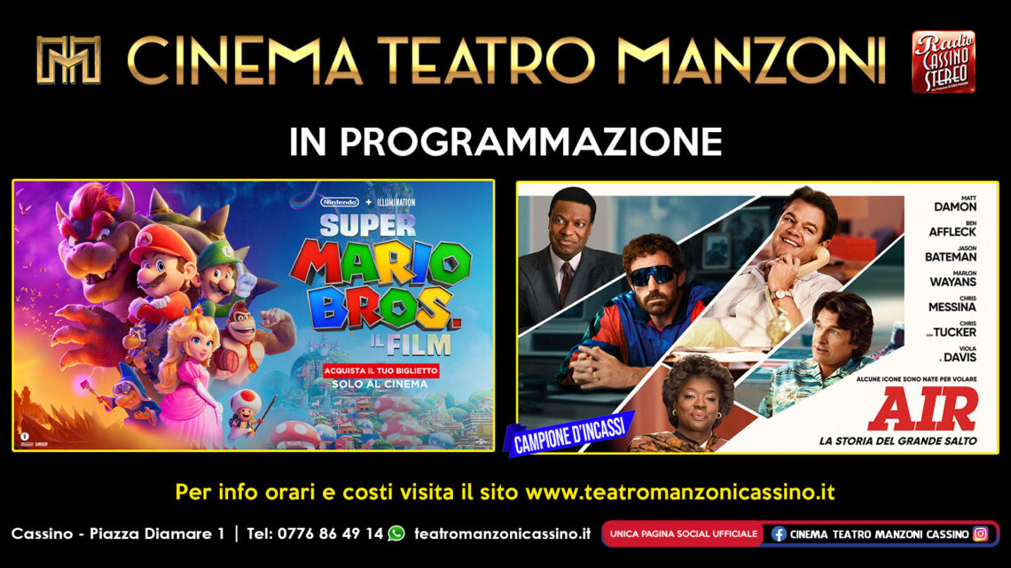 Al Cinema Teatro Manzoni arrivano gli attesissimi Air e La Storia Del Grande Salto