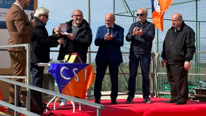 Salva la vita ad un avversario colto da malore in gara, Arturo Roma premiato dal CSI con il “Discobolo d’oro”