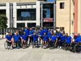 Al Manzoni le nazionali di basket in carrozzina di Italia e Canada incontrano gli studenti e la Città