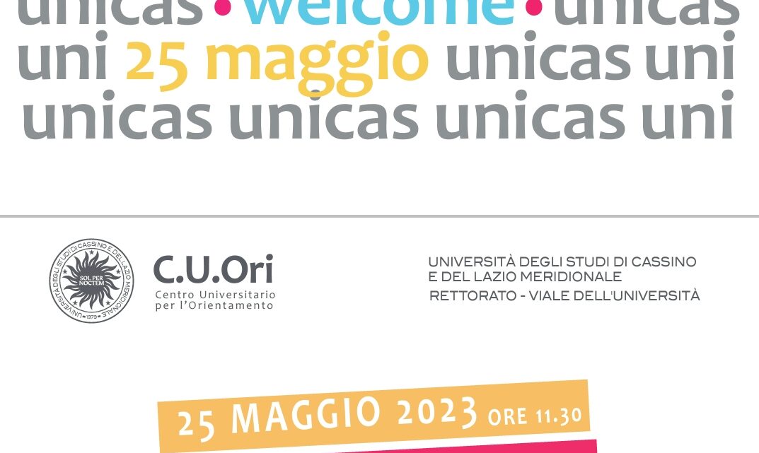 Unicas inaugura il Salotto dell’Orientamento Unicas inaugura il Salotto dell’Orientamento