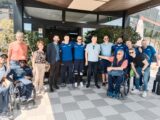 È arrivata la Nazionale italiana di basket in carrozzina. Primo allenamento oggi pomeriggio