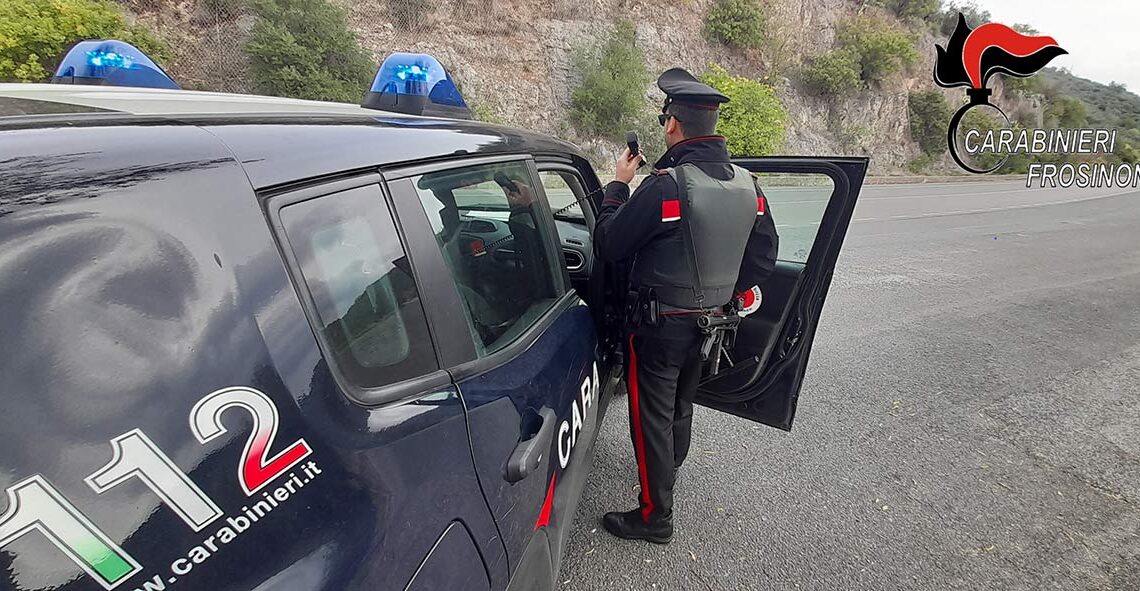 Ventisettenne arrestato per resistenza e lesioni a pubblico ufficiale ad Anagni