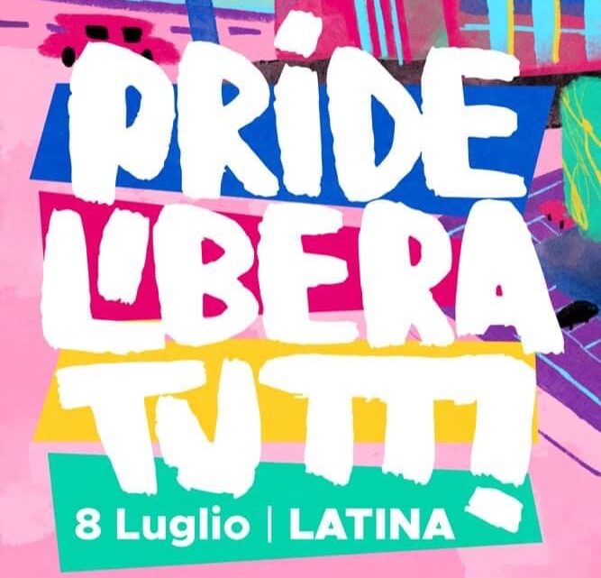 Latina, 8 luglio, torna Lazio Pride con lo slogan “Pride Libera Tutt!”