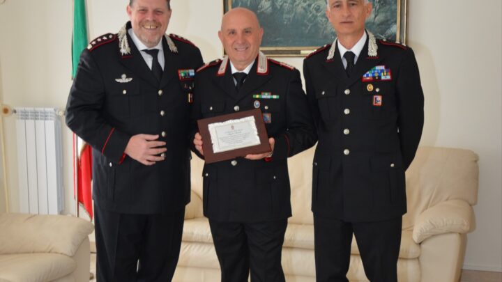 Frosinone – In pensione il Luogotenente Carica Speciale Pizzotti Angelo