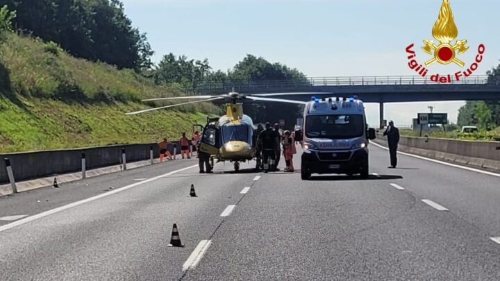 Incidente stradale sull’A1 a Cassino, gravi tre operai