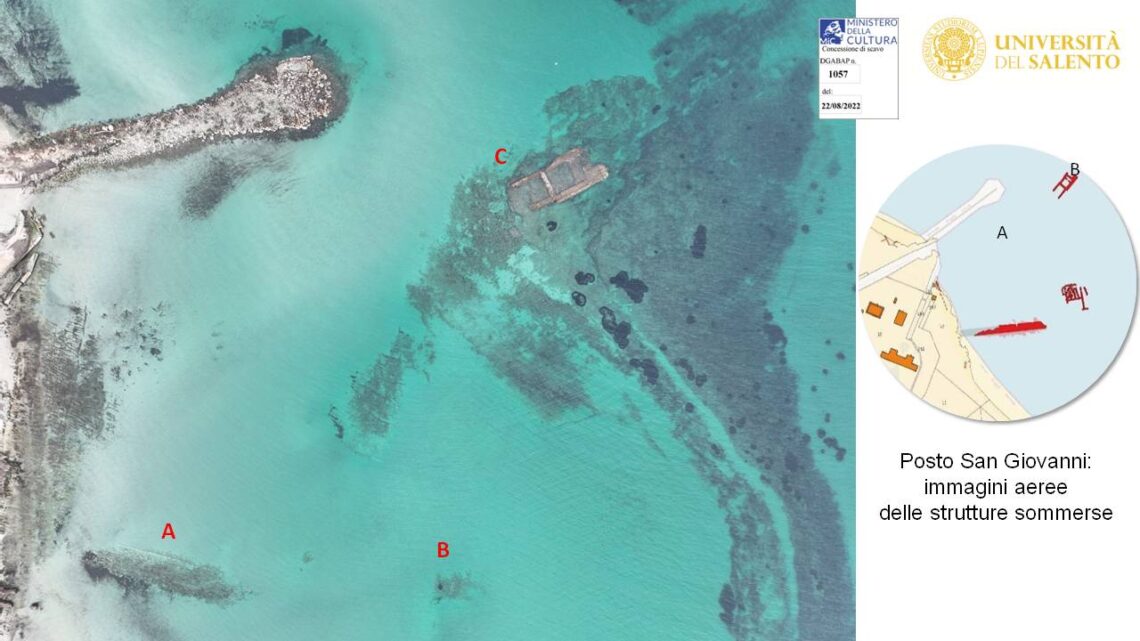 “IL PORTO RITROVATO” DELL’ANTICA LUPIAE SUI FONDALI DELL’OASI “LE CESINE” “IL PORTO RITROVATO” DELL’ANTICA LUPIAE SUI FONDALI DELL’OASI “LE CESINE”