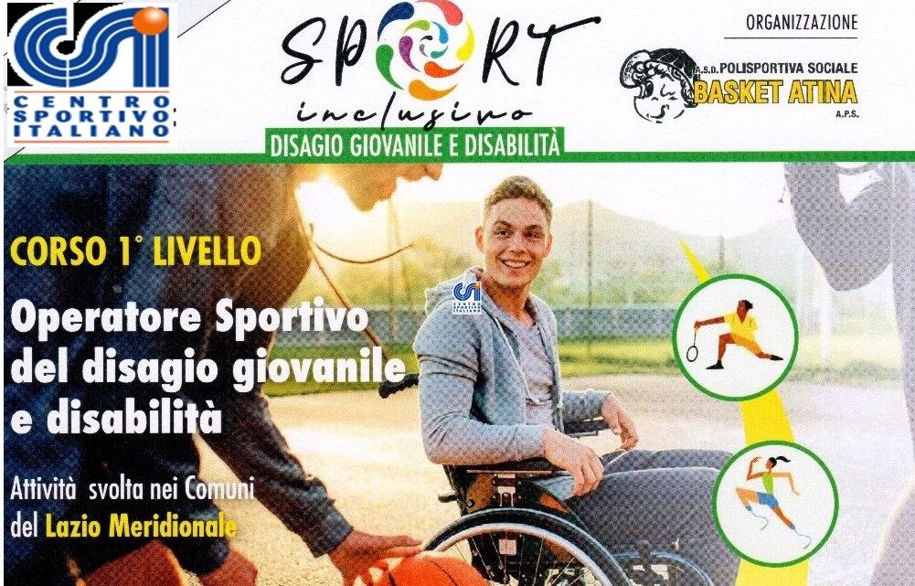 Progetto “Open Sport”: via al “Corso di Operatore Sportivo per disabili” il via a ottobre. Plauso del Presidente C.I.P. Regionale Iannuzzi