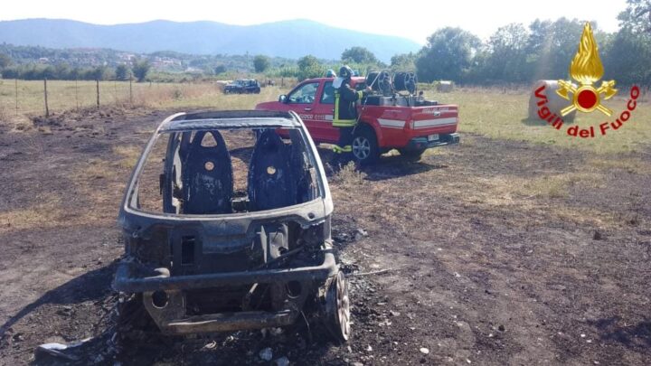 Incendio si propaga dall’auto al pollaio, a Ceccano salvate decine di galline