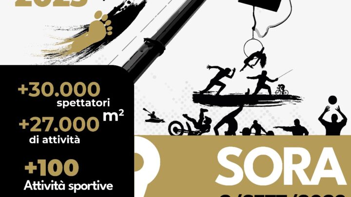 Sora, il 2 settembre, via alla “Notte Bianca dello Sport”