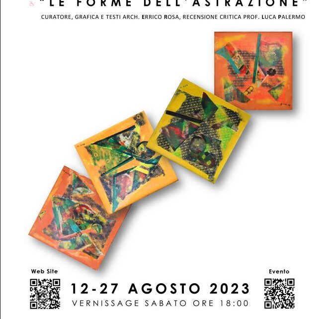 “Le forme dell’astrazione”, mostra di Michele Rosa a Gubbio
