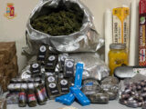 Roma – Appartamento usato come base di stoccaggio hashish e marijuana, sequestrati 40 chili di droga a Centocelle