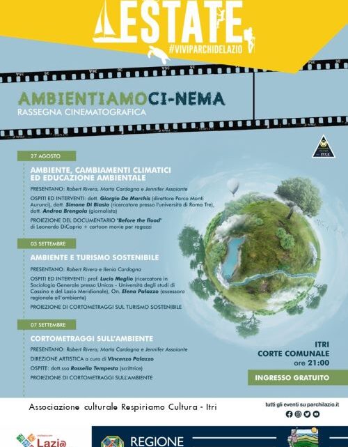 Parco Monti Aurunci: AMBIENTIAMOCI-NEMA da oggi al via la rassegna cinematografica