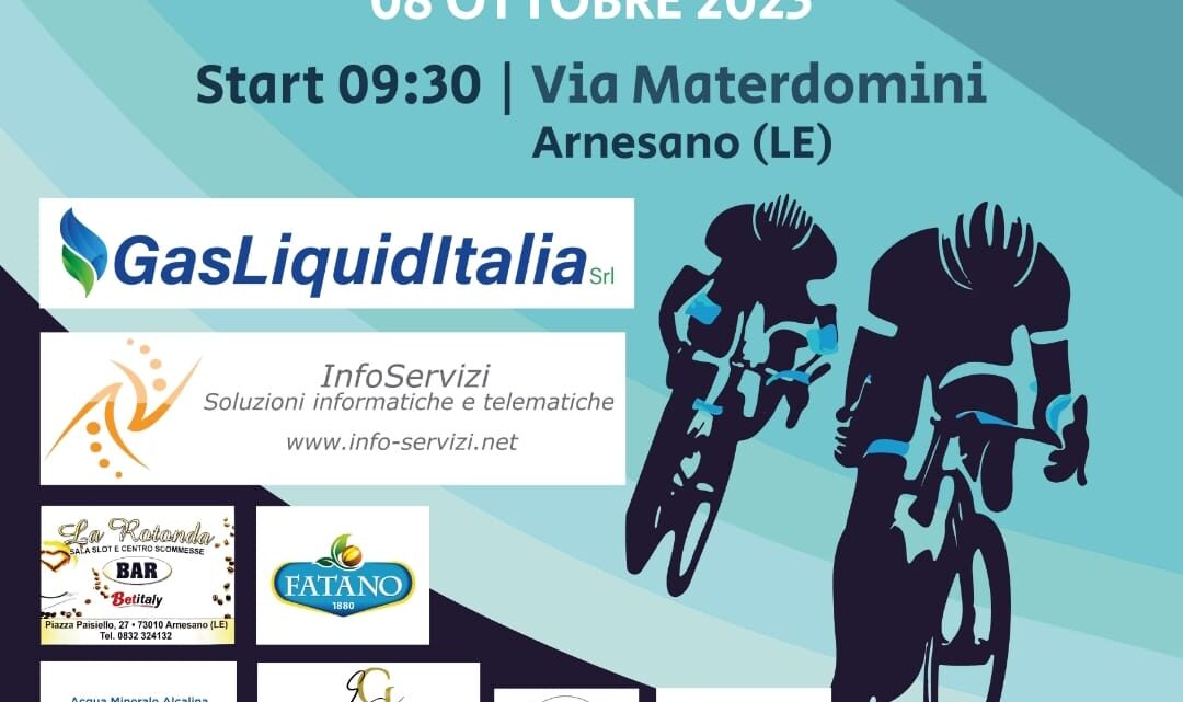 CICLISMO. Domenica 8  ottobre al via il I Trofeo GSC Arnesano
