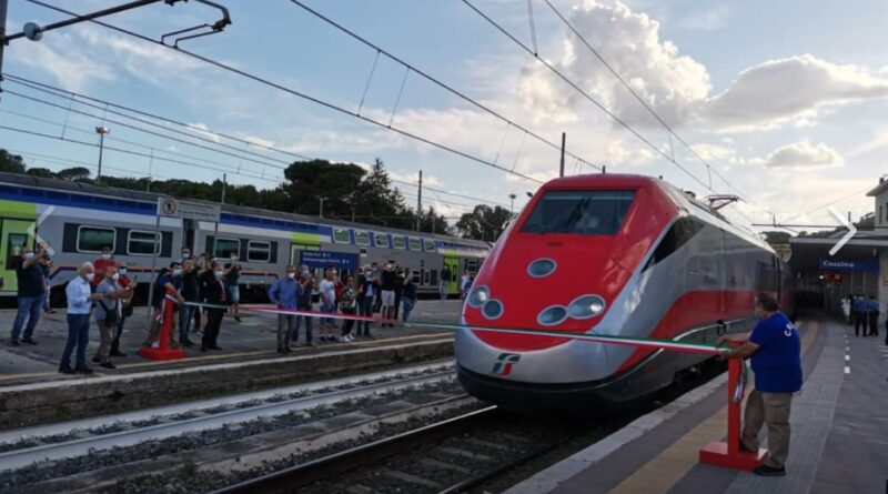 Regione Lazio; prorogato il servizio Alta Velocità per Cassino, Frosinone e Orte. Stanziati 5mln di euro